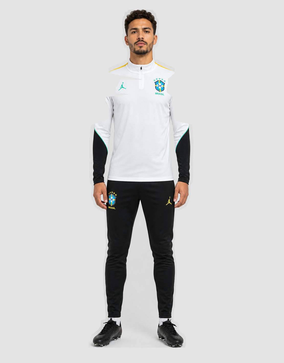 Brazil Tracksuit 2026 Full Zip White