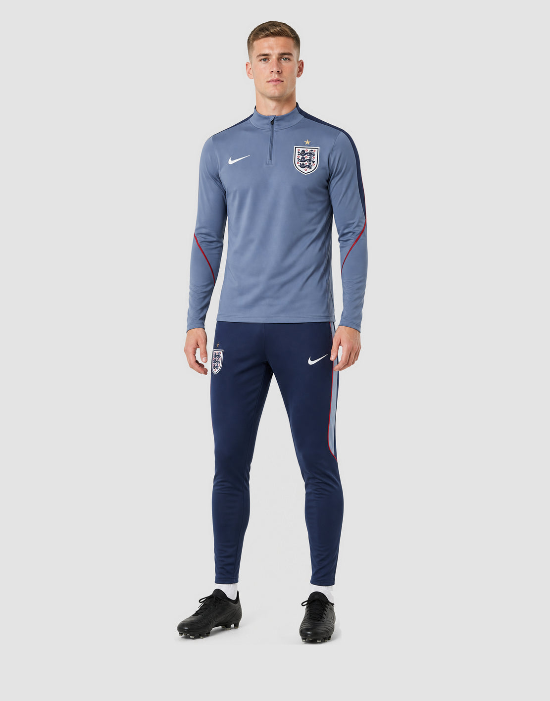 England Tracksuit 2026 Grey Half Zip