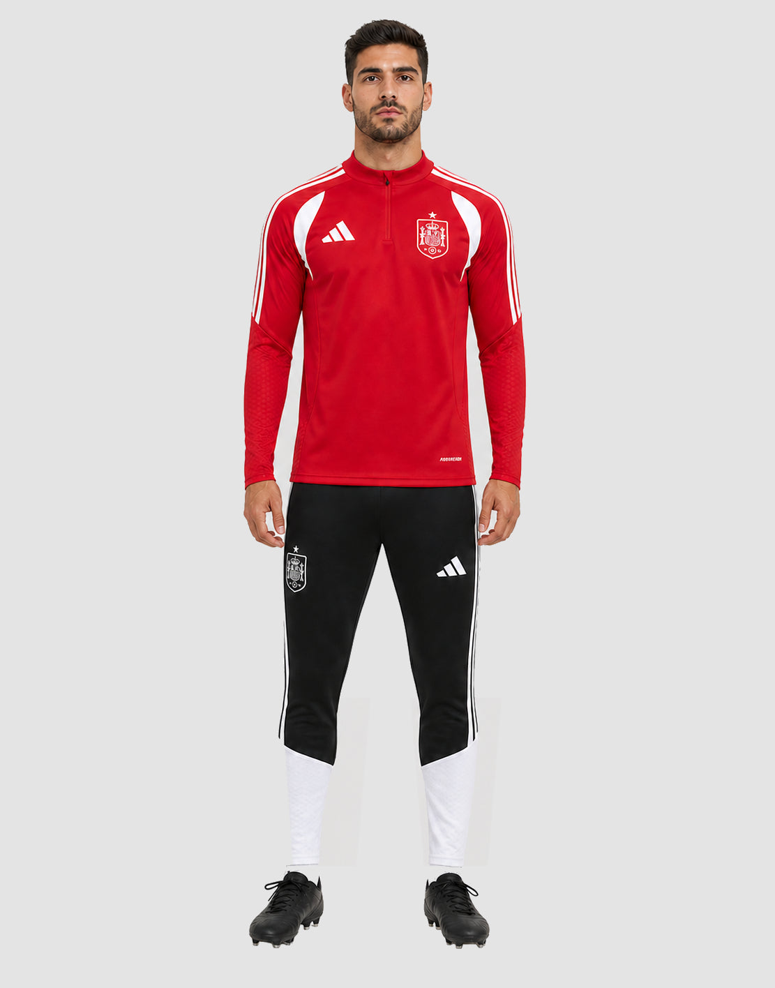 Spain Tracksuit 2026 Red Half Zip