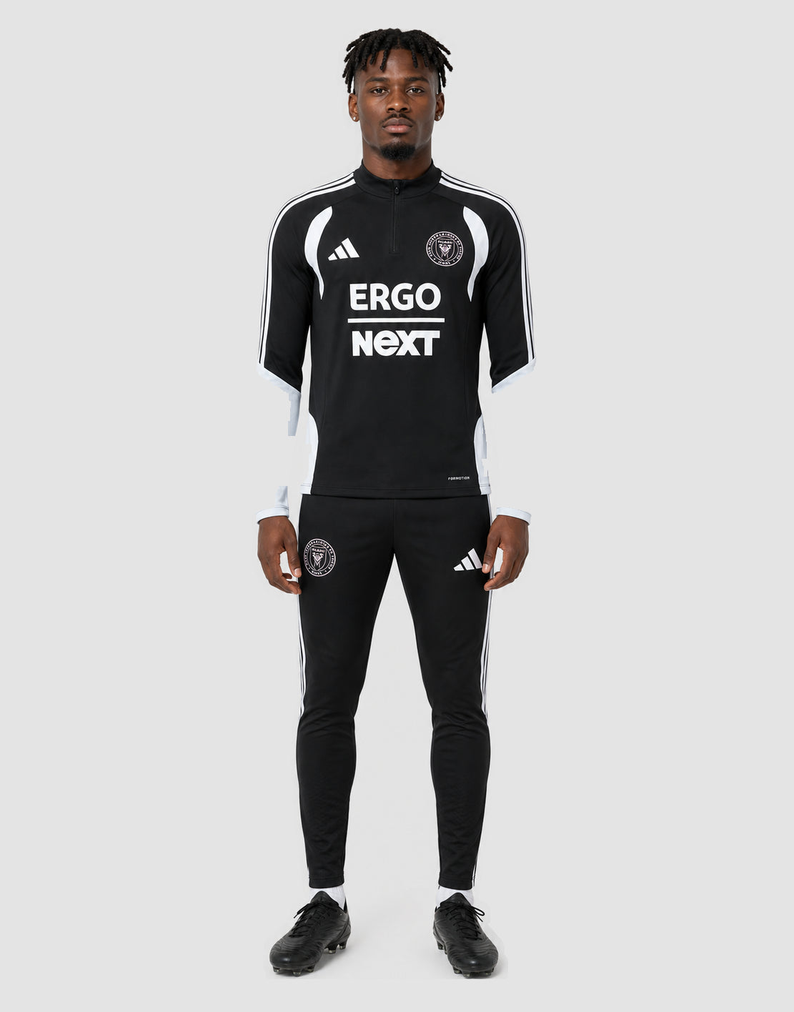 Inter Miami Tracksuit 26/27 Black Half Zip