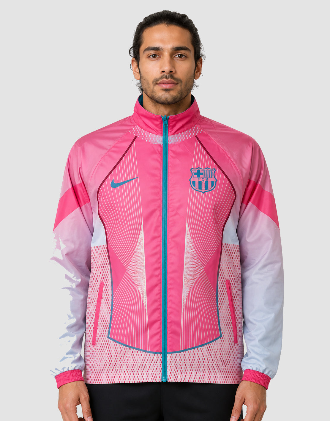 Barcelona Windjacket 25-26 Pink Blue