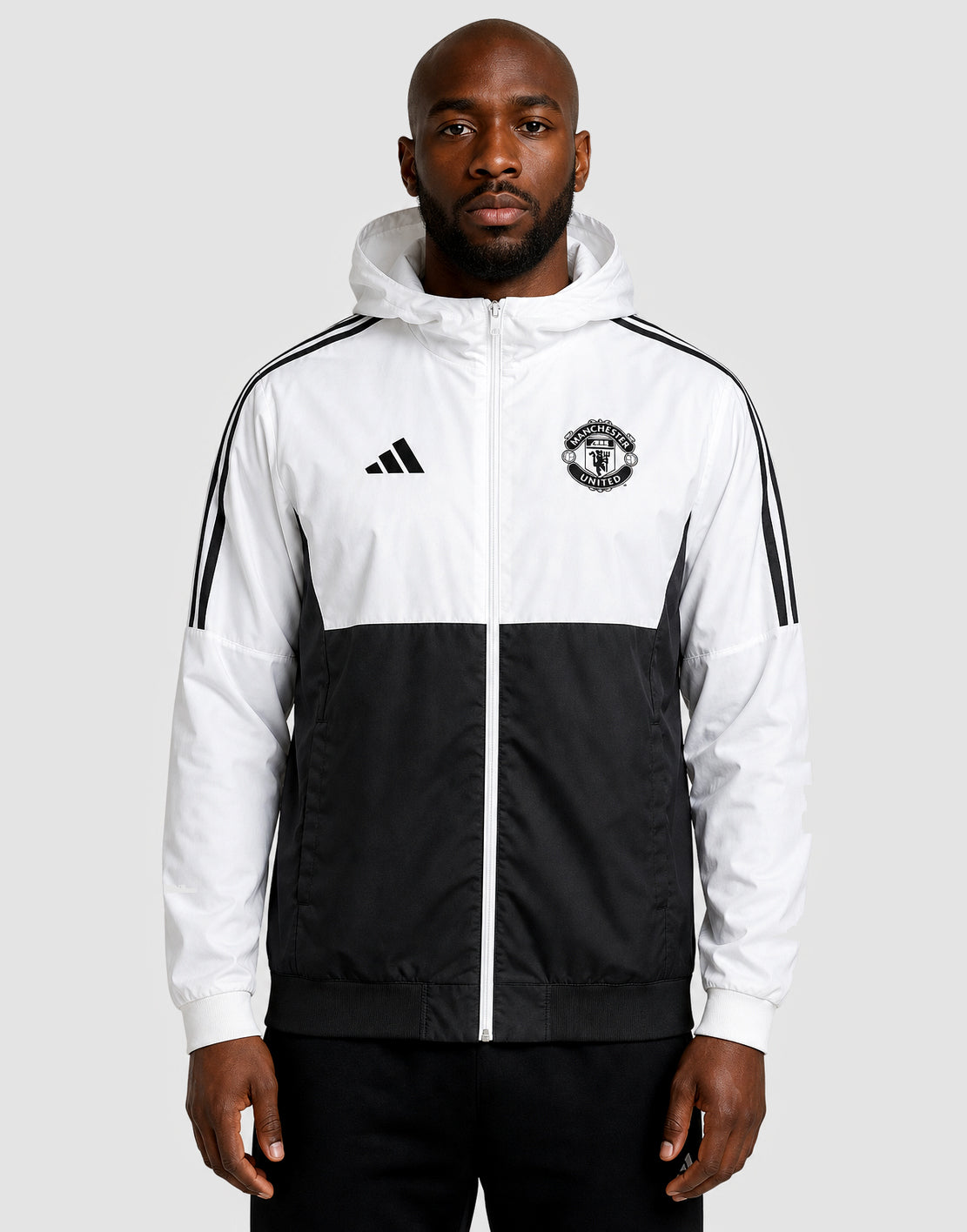 Manchester United Windjacket 2024 White Black