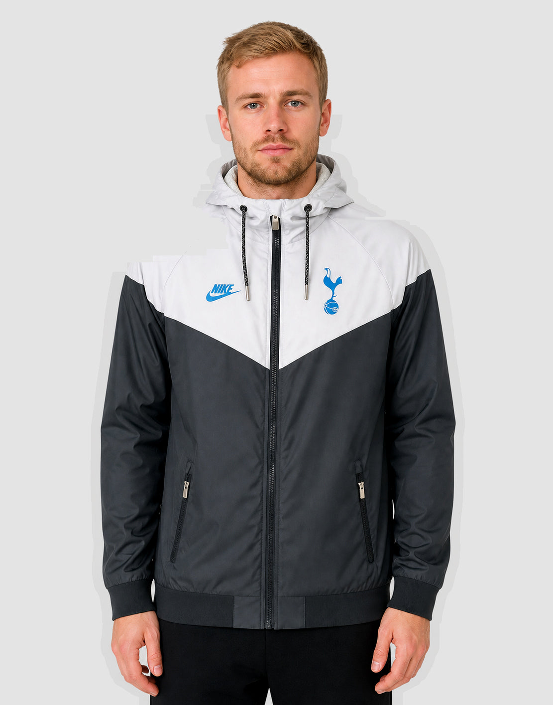 Spurs Windjacket 21-22 Black Grey